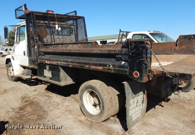 image for item DH8902 1998 Freightliner FL50  dump flatbed truck