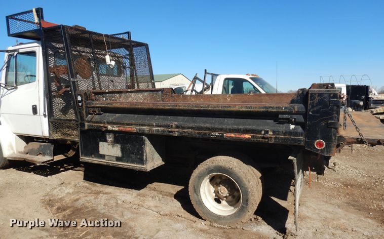 image for item DH8902 1998 Freightliner FL50  dump flatbed truck