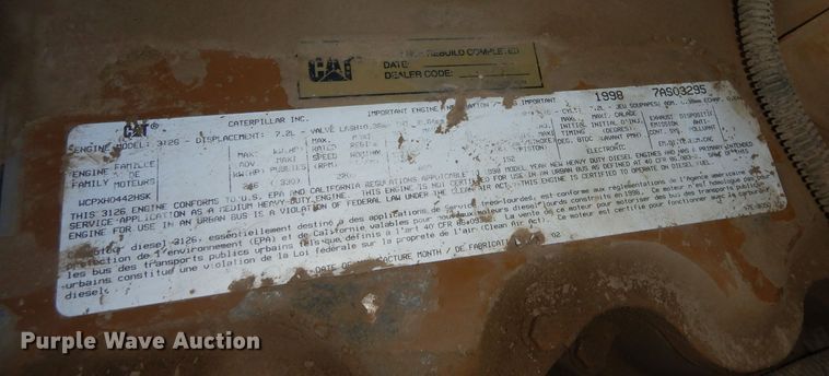 image for item DH8902 1998 Freightliner FL50  dump flatbed truck