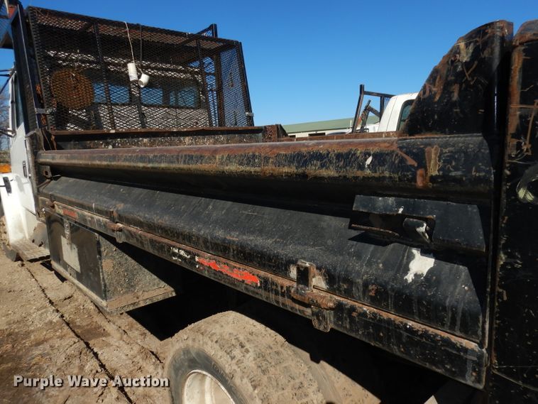 image for item DH8902 1998 Freightliner FL50  dump flatbed truck