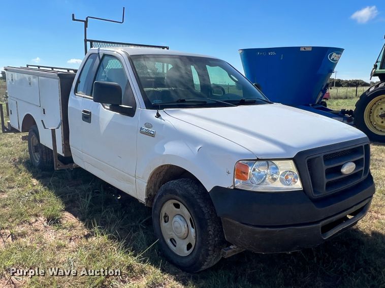 image for item DK7079 2008 Ford F150  utility bed pickup truck