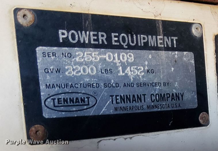 image for item DN6869 Tennant 255 Series II  sweeper