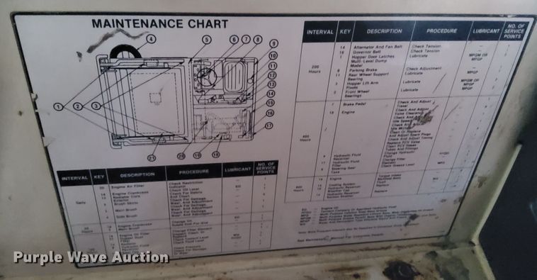 image for item DN6869 Tennant 255 Series II  sweeper