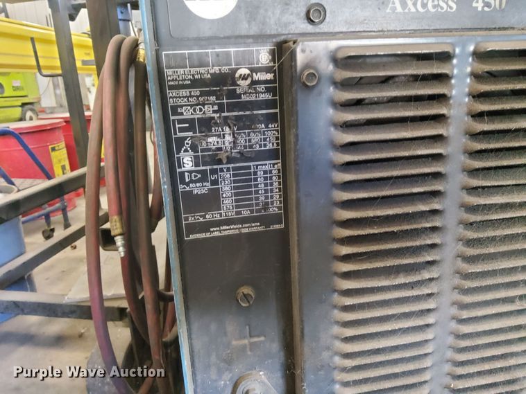 image for item DN6903 (5) Miller Axcess 450 welders