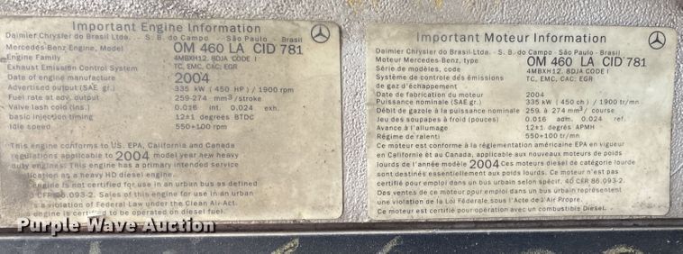 image for item DN8007 2006 Sterling L-Line  flatbed truck