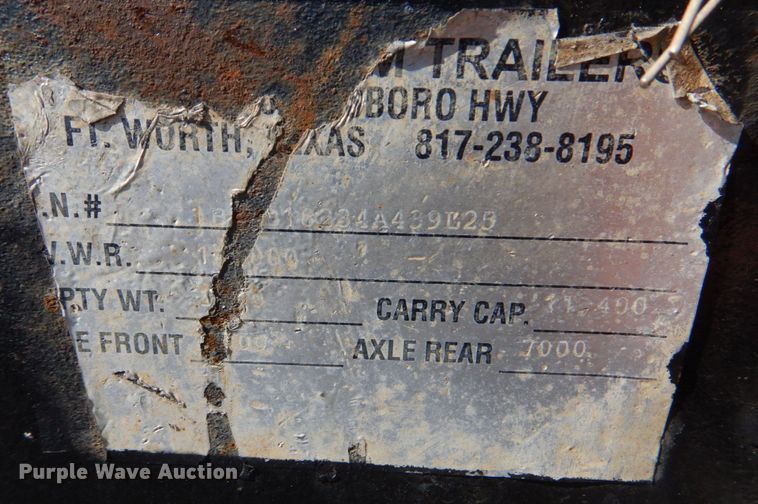 image for item DO1602 2014 Bat FB  utility trailer