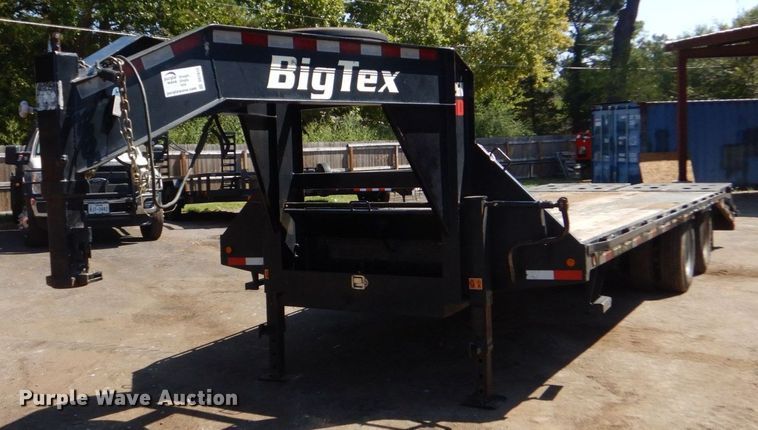 image for item DO1612 2017 Big Tex 22GN-20BK+5MR  equipment trailer