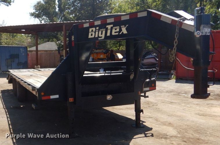 image for item DO1612 2017 Big Tex 22GN-20BK+5MR  equipment trailer