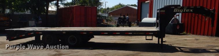 image for item DO1612 2017 Big Tex 22GN-20BK+5MR  equipment trailer