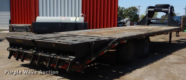 image for item DO1612 2017 Big Tex 22GN-20BK+5MR  equipment trailer
