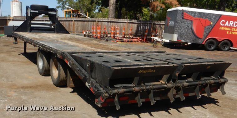 image for item DO1612 2017 Big Tex 22GN-20BK+5MR  equipment trailer