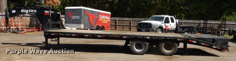image for item DO1612 2017 Big Tex 22GN-20BK+5MR  equipment trailer