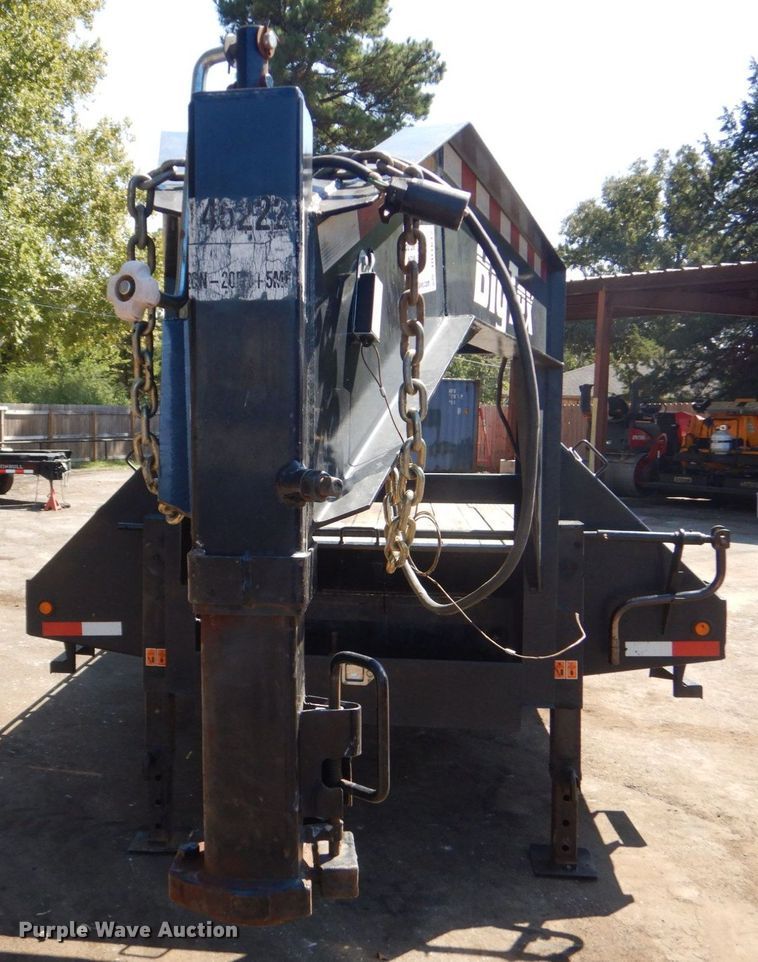 image for item DO1612 2017 Big Tex 22GN-20BK+5MR  equipment trailer