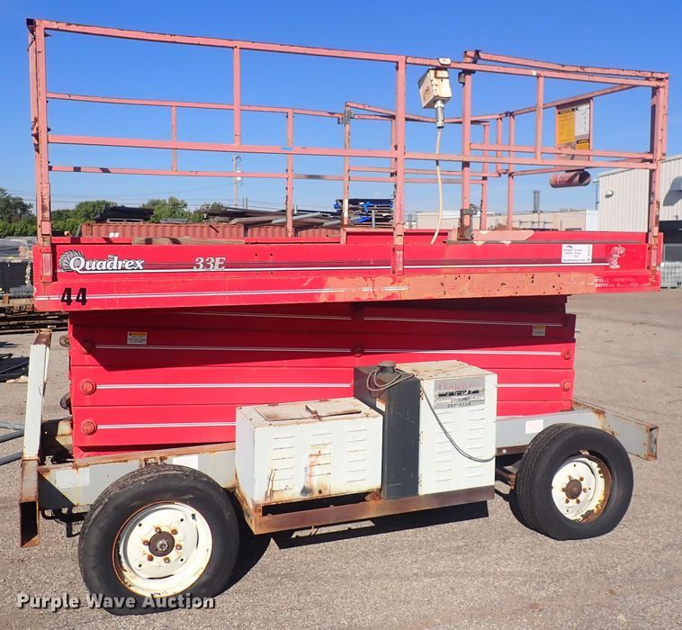 image for item DQ2972 Quadrex 33E  scissor lift