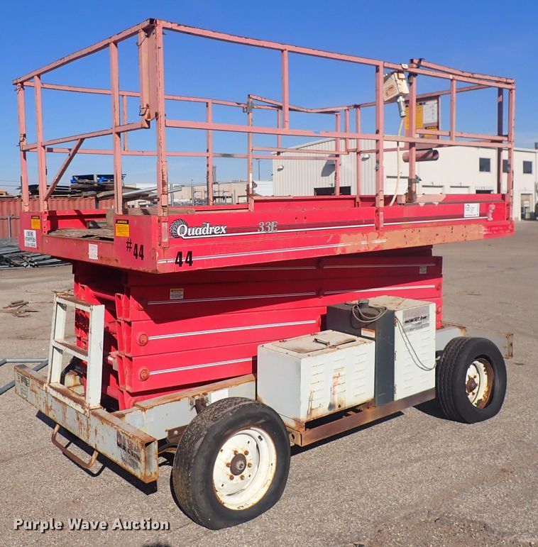 image for item DQ2972 Quadrex 33E  scissor lift