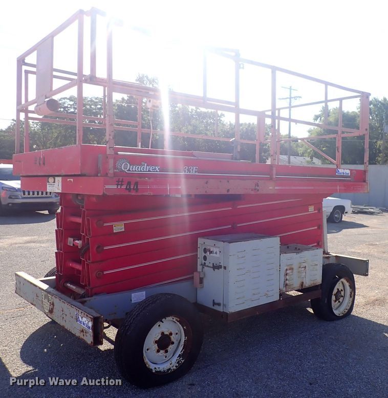 image for item DQ2972 Quadrex 33E  scissor lift