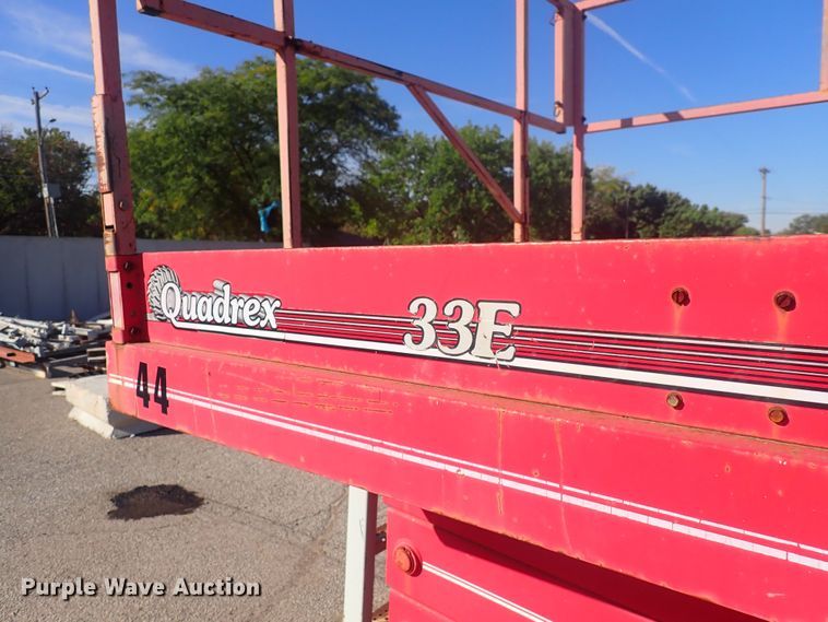 image for item DQ2972 Quadrex 33E  scissor lift