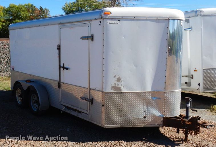 image for item DR0552 2008 Forest River  enclosed cargo trailer