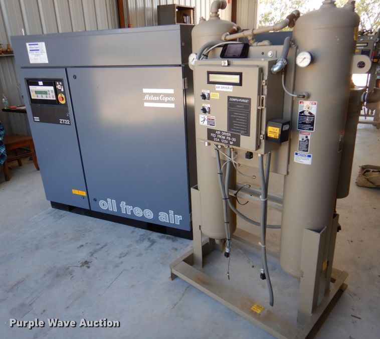 1997 Atlas Copco ZT22 air compressor in Liberty Hill, TX Item DR2064