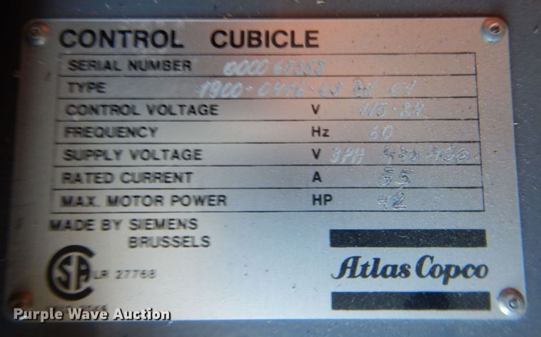 image for item DR2064 1997 Atlas Copco ZT22  air compressor