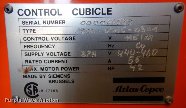 image for item DR2065 1997 Atlas Copco ZT22  air compressor