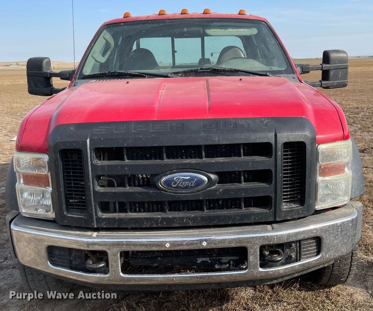 image for item JD9329 2008 Ford F550 Super Duty XL  Crew Cab truck cab and chassis