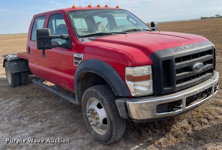 image for item JD9329 2008 Ford F550 Super Duty XL  Crew Cab truck cab and chassis