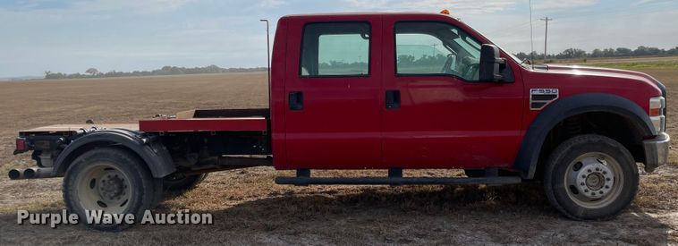 image for item JD9329 2008 Ford F550 Super Duty XL  Crew Cab truck cab and chassis