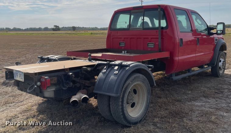 image for item JD9329 2008 Ford F550 Super Duty XL  Crew Cab truck cab and chassis