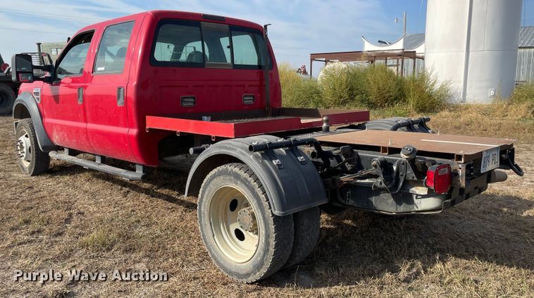 image for item JD9329 2008 Ford F550 Super Duty XL  Crew Cab truck cab and chassis