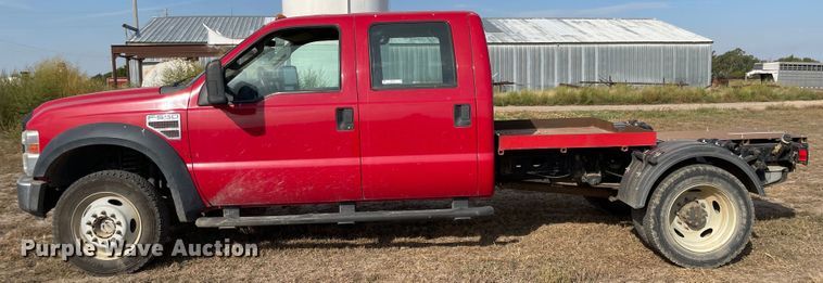 image for item JD9329 2008 Ford F550 Super Duty XL  Crew Cab truck cab and chassis