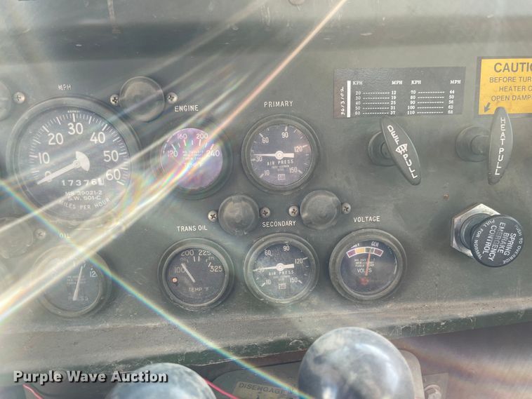 image for item JD9331 1987 Am General M925  bale bed truck