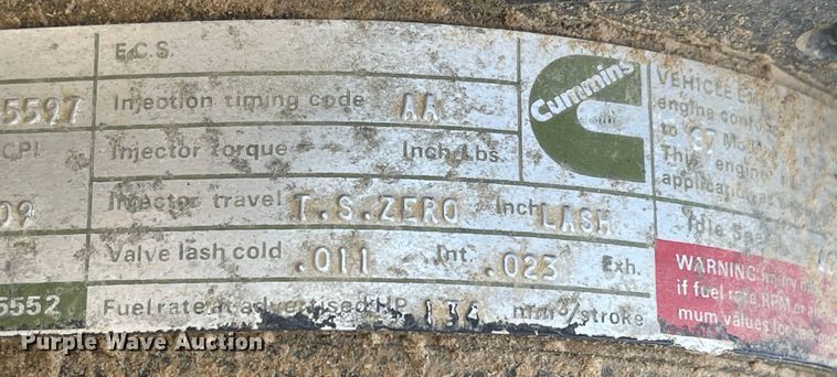 image for item JD9331 1987 Am General M925  bale bed truck