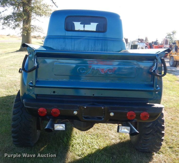 image for item JL9948 1952 GMC  pickup truck body with 1978 Chevrolet K20 chassis