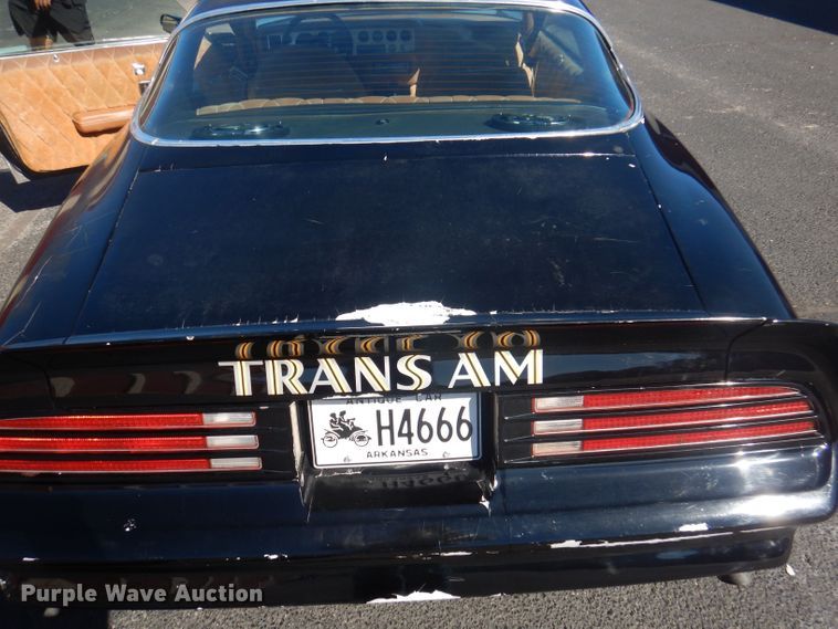 image for item JY9675 1978 Pontiac Trans Am
