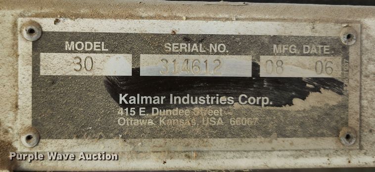 image for item KH9213 2006 Kalmar 30  yard truck