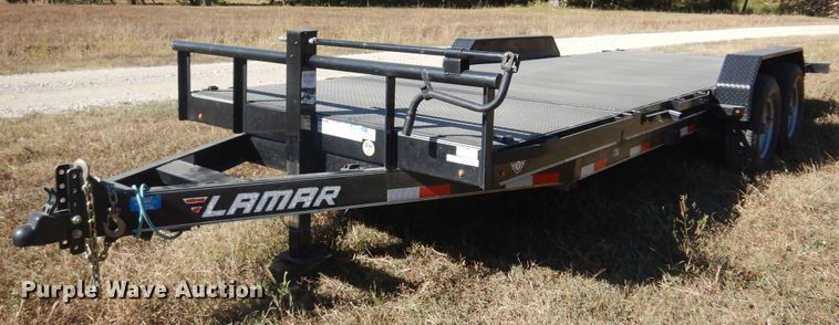 image for item KO9923 2018 Lamar  tilt deck equipment trailer