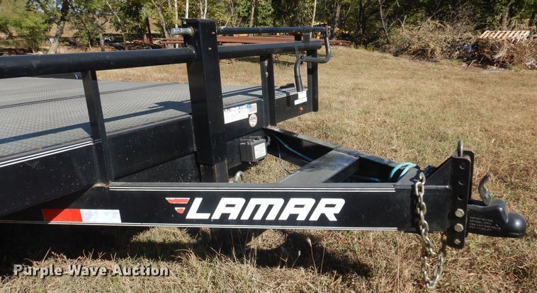 image for item KO9923 2018 Lamar  tilt deck equipment trailer