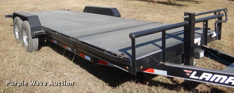 image for item KO9923 2018 Lamar  tilt deck equipment trailer