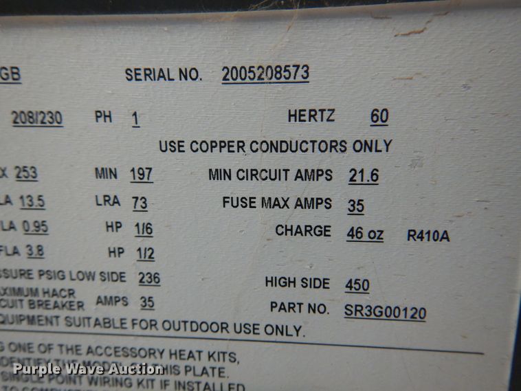 image for item KO9983 (2) Goodman GPC1430H41GB combination AC units