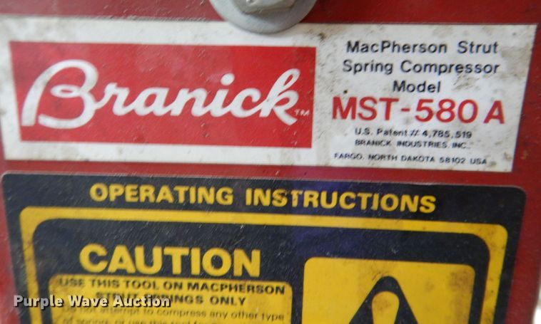 image for item KW9445 Branick MST-580A  manual strut spring compressor