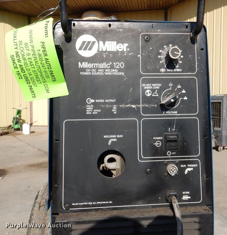 image for item KW9447 Miller Millermatic 120  welder