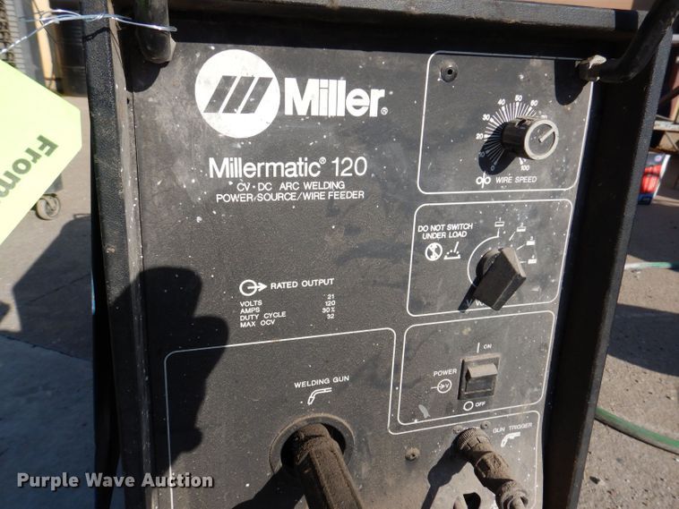image for item KW9449 Miller Millermatic 120  welder/generator
