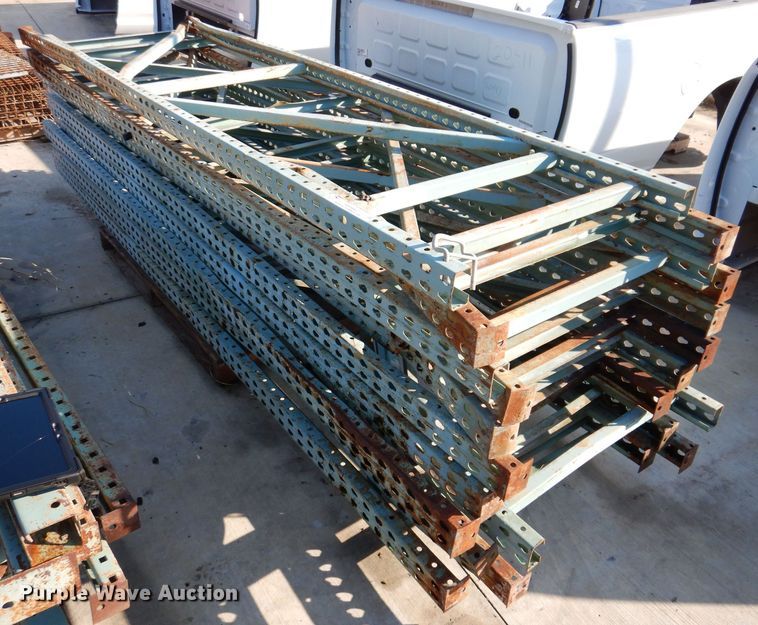 image for item KW9460 (12) 30" x 10' pallet racking uprights
