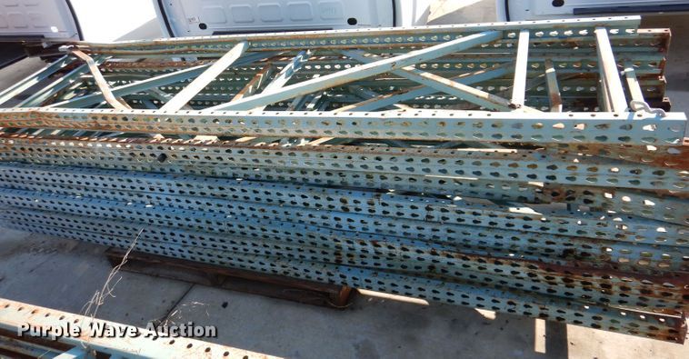 image for item KW9460 (12) 30" x 10' pallet racking uprights
