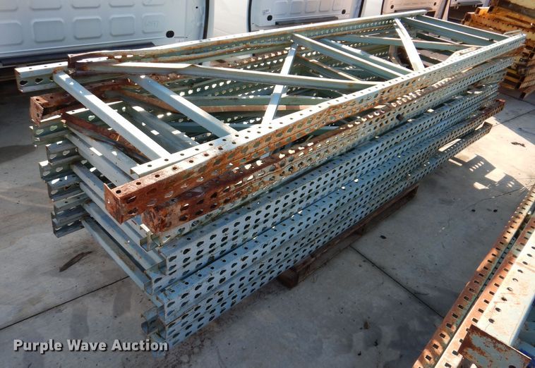 image for item KW9460 (12) 30" x 10' pallet racking uprights
