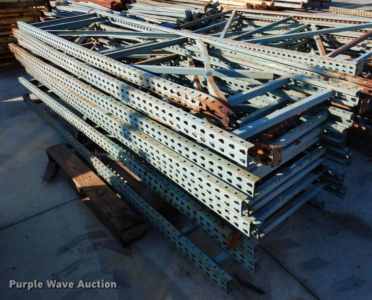 image for item KW9460 (12) 30" x 10' pallet racking uprights