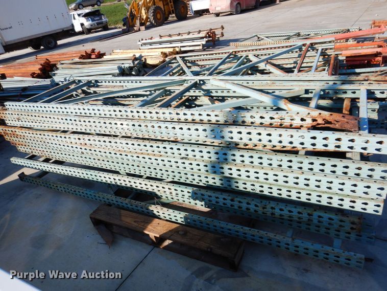 image for item KW9460 (12) 30" x 10' pallet racking uprights