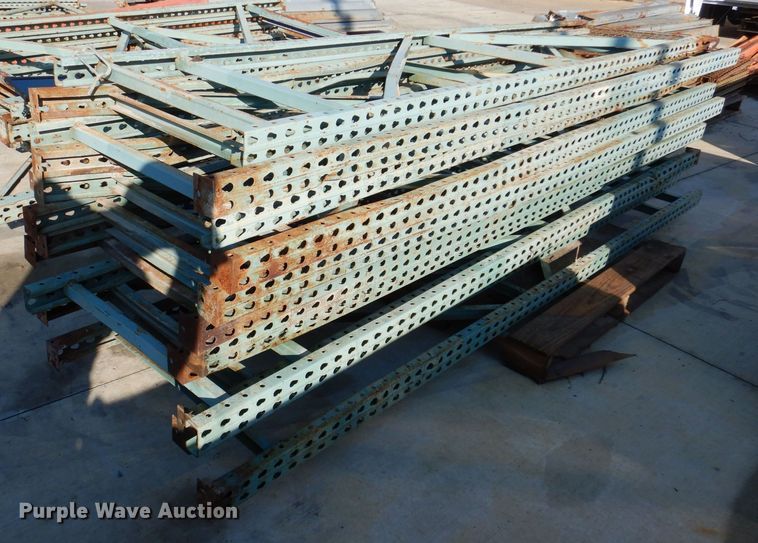 image for item KW9460 (12) 30" x 10' pallet racking uprights