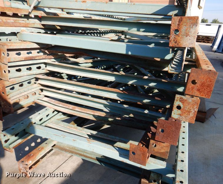 image for item KW9460 (12) 30" x 10' pallet racking uprights
